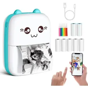 Portable Printer With Accessories